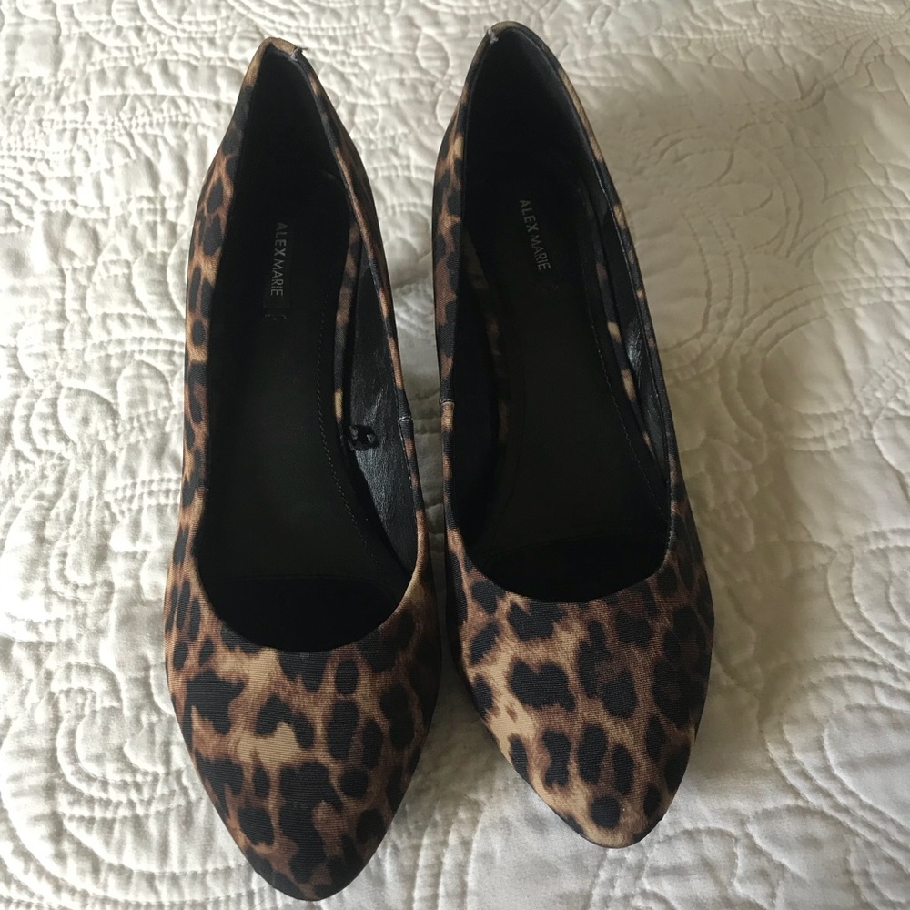 Alex Marie Leopard Heels